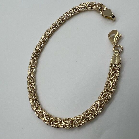 Leslie's 14K Gold Byzantine Bracelet - Picture 10 of 10